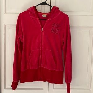 Pink Nike hoodie